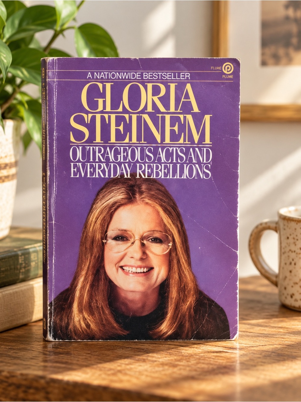Vintage Gloria Steinem Outrageous Acts and Everyday Rebellions Paperback